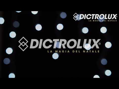DICTROLUX - Tenda Luminosa Ice Light 75 LED Bianco Freddo – Uso Interno/Esterno